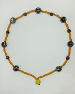 Dzi beads and Antique Liu Liu  necklace